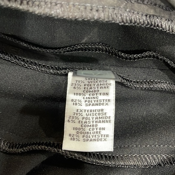 Diane Von Furstenberg Pele Ponte Knit Eyelet Panel Dress Black SZ 8 - Picture 7 of 9